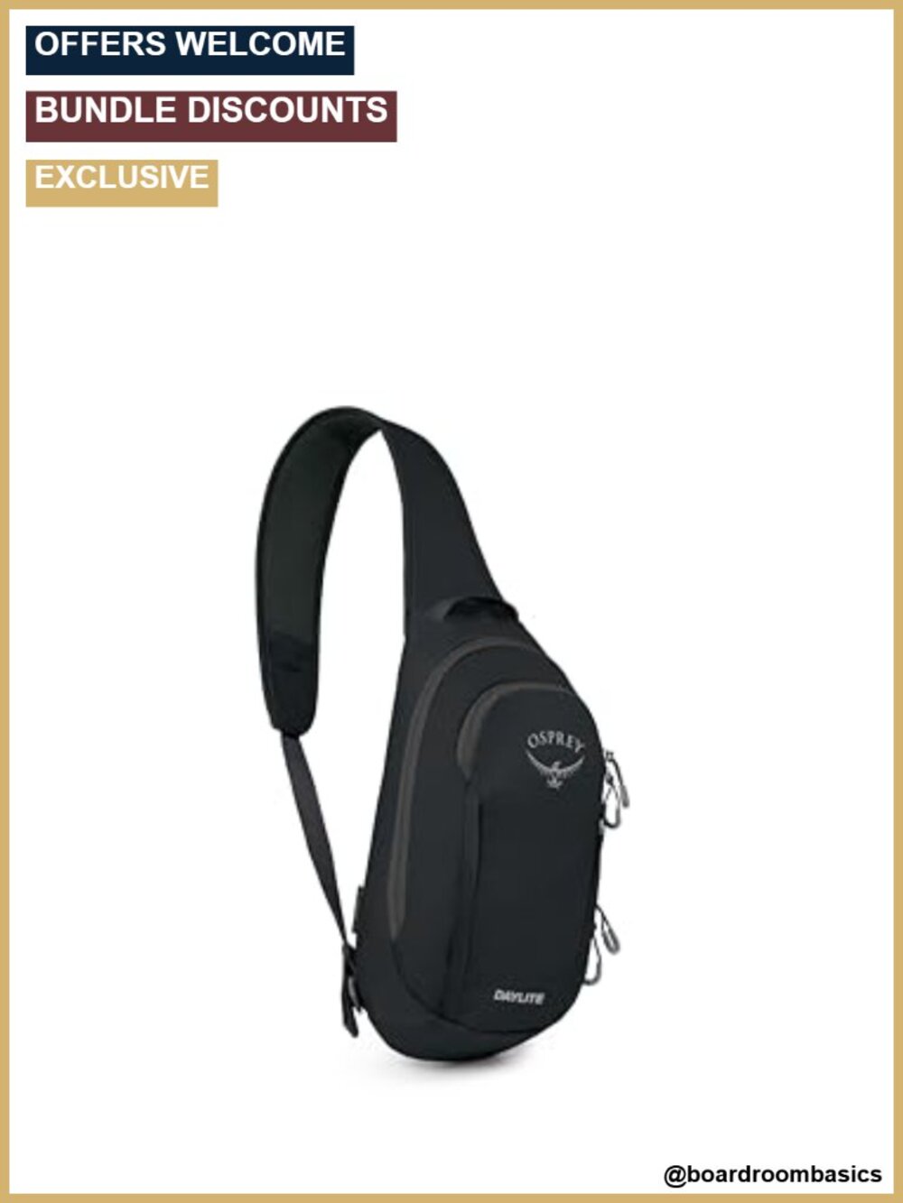 Osprey Daylite Sling Bag Lightweight Polyester Crossbody Shoulder Bag